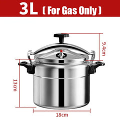 3L/5L/7L Professional Pressure Cooker Heavy-Duty Aluminum Explosion-Proof Cooking Pots for Gas Cooker Pot Kitchen Tools, Cooking Utensils