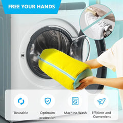 Durable Shoe Washing Bag – Zippered Laundry Protector