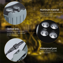 5Pcs LED Tree Hugging Lamp 85-265V Outdoor Christmas Tree Holding Lighting Lamp Waterproof IP65 Garden Park Courtyard Decor Lamp