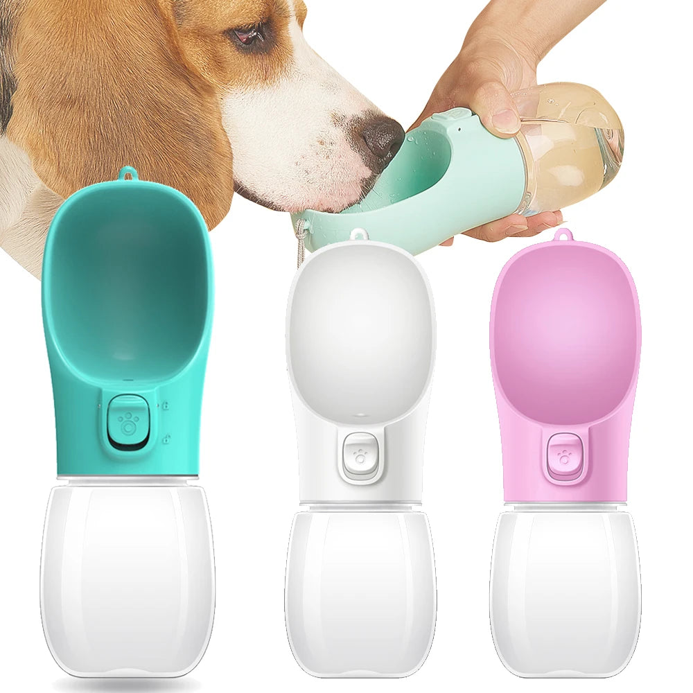 Portable Dog Water Bottle For Small Large Dogs Cat Outdoor Leakproof Walking Drinking Bowls Chihuahua French Bulldog Supplies Pet Accessories Pet Shop