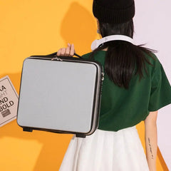 16 Inch Mini Travel Suitcase Lightweight Cosmetic Box Hand Luggage Organizer Makeup Case Password Box Portable Boarding Case