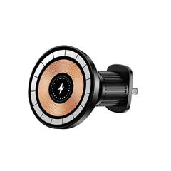 K10 Vacuum Suction Cup Car Magnetic Wireless Charger Foldable 360° Universal Rotating Stand for iPhone Samsung Gym Bath Mirror