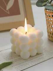 1pc Creative Ball-Shaped Soy Wax Magic Cube Aromatherapy Candle, High-End Wedding Favor Gift, Handmade Decorative Object Home Decor