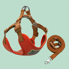 Pet Dog Harness Leash Set Small Medium Dog Cat Vest Breathable Puppy Chest Strap French Bulldog Chihuahua Harness Pet Supplies Pet Shop