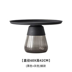 Artistic Glass Coffee Table, Creative Design End Tables for Living Room , Stylish Accent Tea Table with Various Sizes & Colors Living Room Furniture