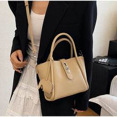 Fashion Leather Tote Bag – Versatile Casual Commuter Bag