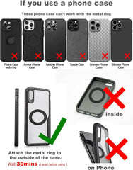 Strong Magnetic Car Phone Holder Foldable 360° Adjustable Vacuum Suction Mount Universal for Car, Desk, Bathroom