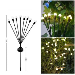 Solar Fireflies Outdoor Garden Light,  IP65 Waterproof for Yard Pathway Patio Balcony Landscape Decorative