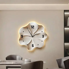[3D imitation]European Premium Wall Clocks Quiet Office Elegant Aesthetic Christmas Wall Clock Living Room Luxury Horloge Murale Home Decor