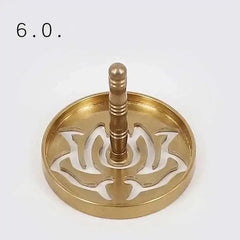 Incense Burner Accessories Copper Metal Lotus Cloud Hollow Out Printing Pressing Equipment Tools Chinese Living Room Incense