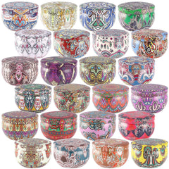 24 Packs of Chinese Classical Scented Candles, Parties, Celebrations, Holiday Gifts, Home Decorations, Wedding Decorations