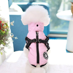 Dogs and Cats Coat Jacket Pet Vest Dog Pet Harness Zipper Design Puppy Warm Hoodies Pet Shop Pet Clothing