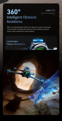 Lenovo A26 Pro Drone 5G WiFi Drone 4K Dual HD Camera Large Screen Remote Controller Brushless Motor Professional Quadcopter Toy