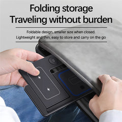 3 in 1 Wireless Charger Stand Pad Foldable Fast Charging Station Dock For iPhone 17 16 15 14 13 12 11 X 8 Apple Watch Airpods