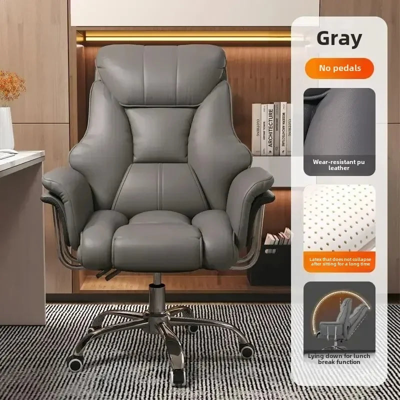 Office Chair, Home Office Computer  Comfortable Sofa, Study Room  Can Lie Down and Rotate Office Furniture