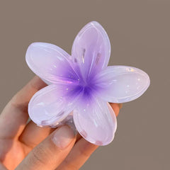 Bohemian Floral Hair Claw Clip – Hawaiian Beach Style