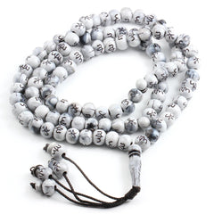 Muslim 8mm Rosary Tasbih 99 Beads Prayer Dhikr Misbaha with Names of Allah Muhammad Engraved In Islamic Religion Ramadan Gift