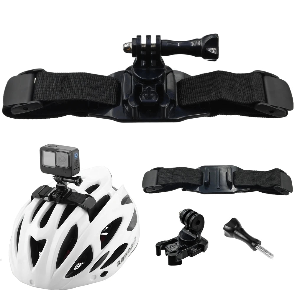 Motorcycle Helmet Strap Adjustable Length Bicycle Accessories for Gopro Hero 13 12 11 10 9 8 7 Dji Action 6 5Pro OSMO Camera