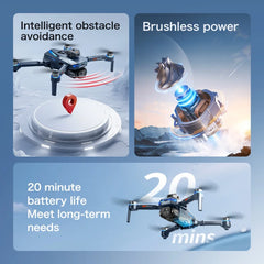 Lenovo GT8 Drone 8K Professional Dual Camera GPS FPV Brushless Motor Optical Flow Hovering Folding Quadcopter 4K RC Dron Toys