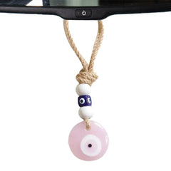 Devil Blue Eyes Car Pendant Turkish Blue Evil Eye Pendant Rear View Car Ornament Evil Eye Charm Car Decor Evil Eye Car Ornament