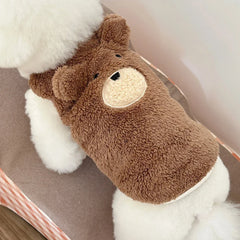 1.5-11.5kg Winter Dog Clothing Soft Plush Teddy Bear Sweater Vest Warmth Pets Cute Clothes Teddy Schnauzer Clothes Pet Shop Pet Clothing