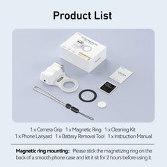 TELESIN Magnetic Phone Camera Shoot Hand Grip Phone Holder Shooting Aid Remote Control Handle for Iphone HUAWEI SAMSUNG Phone