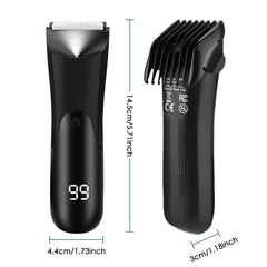 Men’s Electric Hair & Beard Trimmer with LED Light