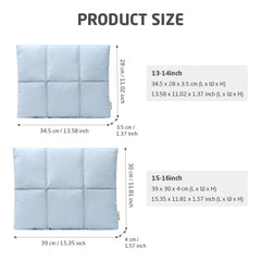 Puffy 13 14 Inch Laptop Sleeve Quilted Padded Computer Cover Bag for Women 14 16 inch Laptop Carrying Case for Macbook Air Pro