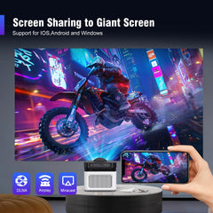 Magcubic HY450 Projector With Ultra Short Throw Auto Offset 1080P 8K Electronic Focus 900 ANSI Air Mouse Voice Assistant H726