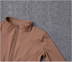 Women Sport Jacket Long Sleeve Shirt Workout Coat
