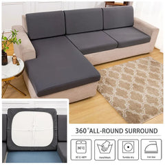 Waterproof Sofa Cushion Covers Non-slip Silky Sofa Seat Covers Furniture Protector Soft Stretch Sofa Cover For Living Room Hotel