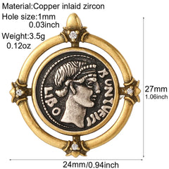 Y2K Boho Cross Our Lady Necklace for Women Golden Jesus Angel Choker Diy Pendant Stainless Steel Chain High Quality Jewelry