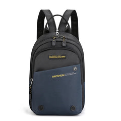 Men Small Backpack Rucksack Messenger Cross Body Chest Bags Multi-purpose Military Travel Nylon Male Fashion Daypack  Knapsack