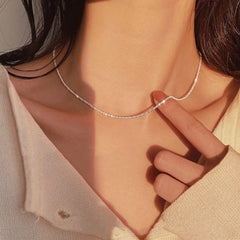 Women’s Silver Plated Star Necklace & Bracelet Set