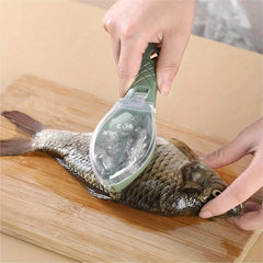 A Scale Removal Tool，Plastic Scales Scraper，Easy Cleaning Fish Skin Brush，Household Kitchen Scale Scraper