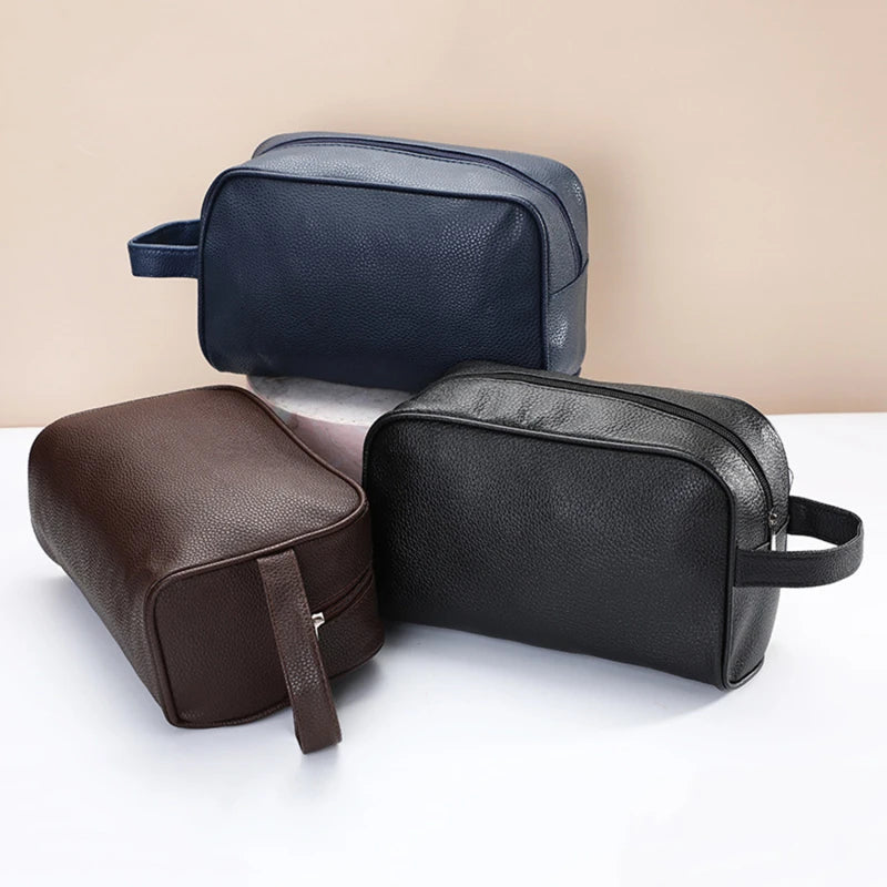 Portable Waterproof Cosmetic Bag – Travel Makeup Organizer