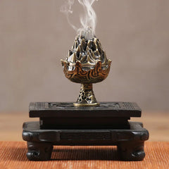Small Xiangyun Non Stick Powder Pan Goose Pear Tent Fragrance Hainan Agarwood 42pc Pan Fragrance Alloy Incense Burner