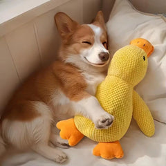 Pet Plush Toy Dog Calming Duck Sleeping Companion Doll Chew Durable Squeaky Teeth Cleaning Chew Puppy Toy Best Seller Pet Shop