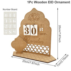 Ramadan Countdown Calendar Eid Mubarak Ornament Ramadan Decoration 2026 For Home Ramadan Kareem Islamic Muslim Party Decor Gifts