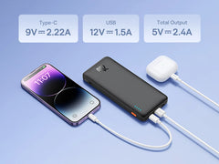 Baseus Airpow 20W Power Bank 20000mAh Fast Charge Powerbank for iPhone 17/16/15/14/13/12 Xiaomi batterie externe