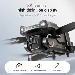 Lenovo V198MAX Drone 8K Profesional FPV Brushless Laser obstacle avoidance Aerial Optical Foldable Quadcopter Mini 4K Dron