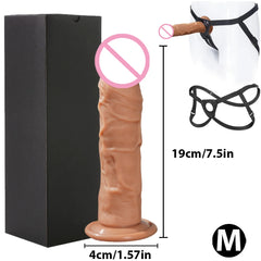Realistic Silicone Dildo with Suction Cup G-Spot Anal Dildos Strapon Dick Butt Plug Masturbat Adult Sex Toys for Man Women