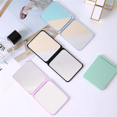 Foldable Double-Sided Makeup Mirror – Portable Desktop