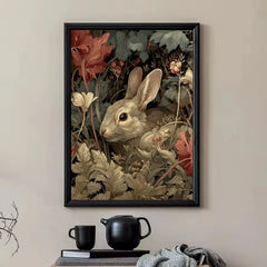 Vintage Dark Gothic Insect Moth Wood Animals Deer Owl Botanical Poster Canvas Painting Wall Art Pictures Home Interior Decor