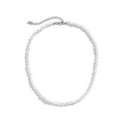 New Fashion Simple Imitation Pearl Choker Necklace Vintage Elegant Beaded Temperament Necklace Wedding Party Jewelry