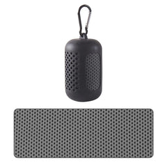 Portable Circular Silicone Wrapped Cold Cooling Towel