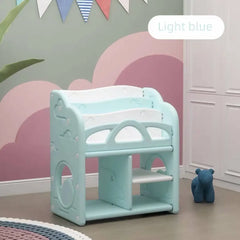 книжные шкафы Muebles Children Bookshelf Shelf Floor Baby Picture Book Shelves Family Storage Multi-functional Simple Bookcase