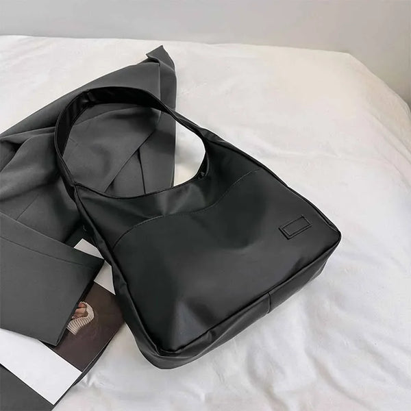 Simple large capacity casual retro shoulder bag, casual commuting fashionable handbag
