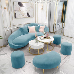 Luxury Living Room Sofa Minimalist Modern Relaxing Corner Sofa Armchair Bedroom Corner Sofa Modernos Para Sala Lounge Living Room Furniture
 Set