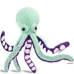 Pet plush octopus toy interactive sound anti-demolition home large and small dog boredom companion dog toy Pet Shop